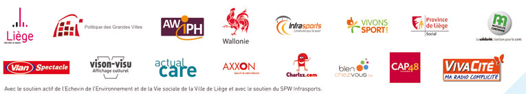 Logos des partenaires du salon